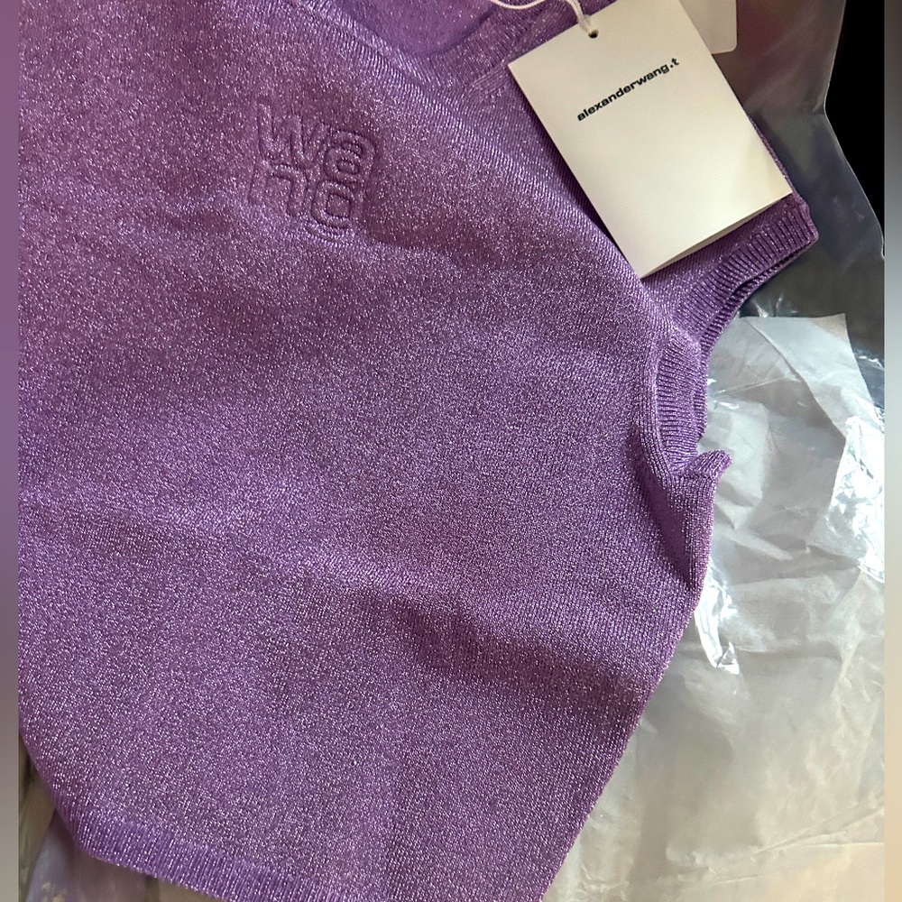 Alexander wang crop top (xs) (worn once)